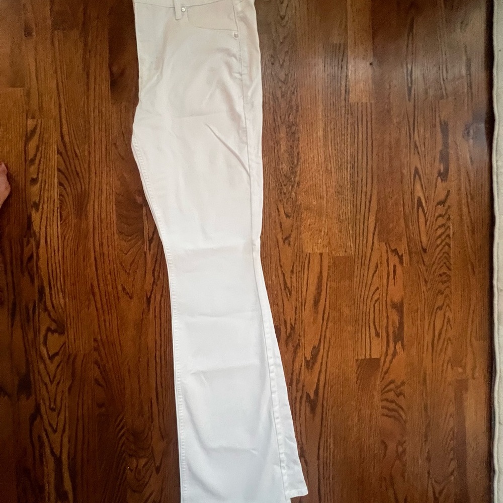White Flared Jeans